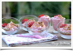Mousse de fraises