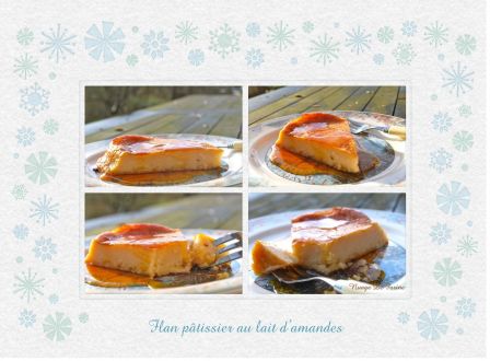 Flan au lait d'amandes