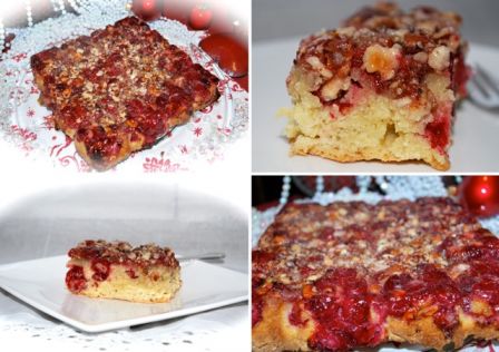 Gâteau aux cranberries