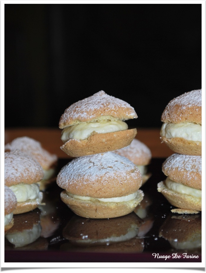 Petites bouchées à la crème