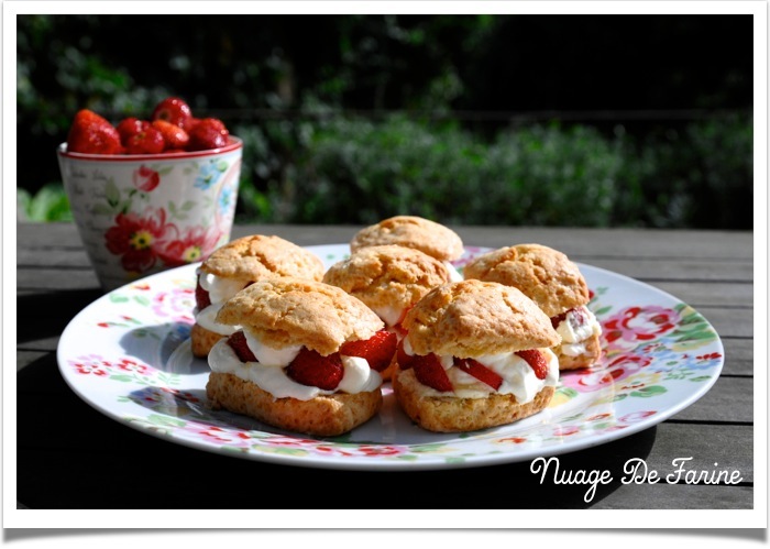 Shortcakes aux fraises