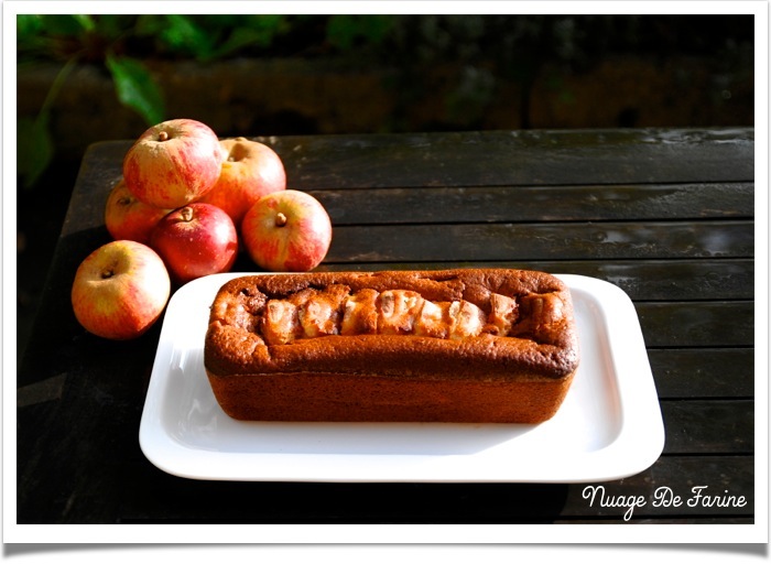 Cake bananes-pommes au yaourt