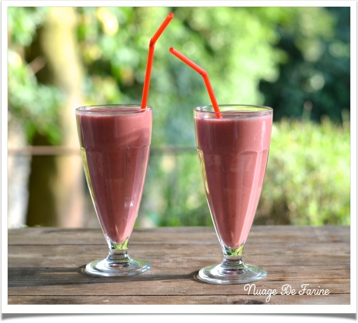 Smoothie tout rouge