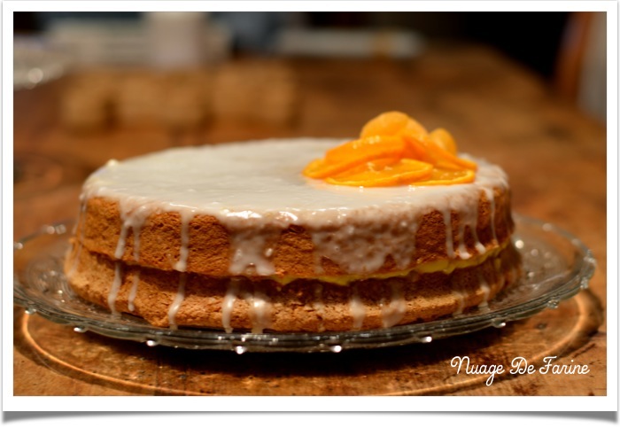 Gâteau nuage à l’orange