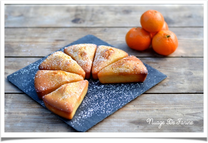 Gâteau aux amandes et clémentines