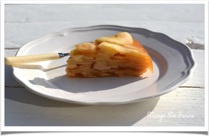 Mille feuilles de pommes sans pâte2