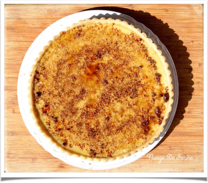 Tarte au sirop d'érable comme une crème brûlée2