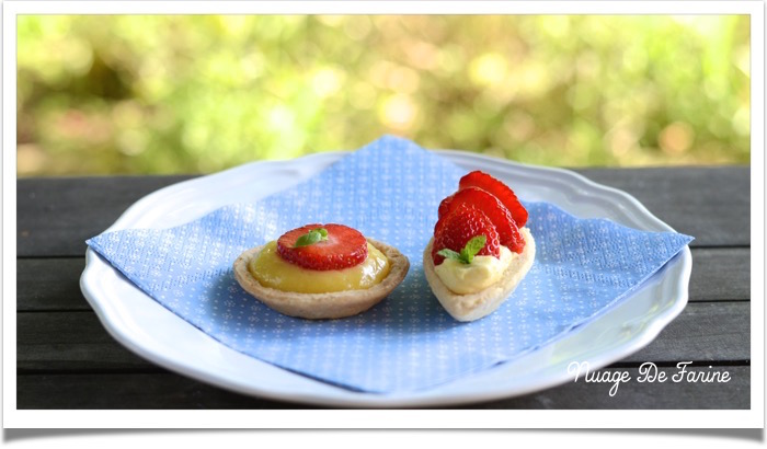 Tartelettes/barquettes fraise ou citron