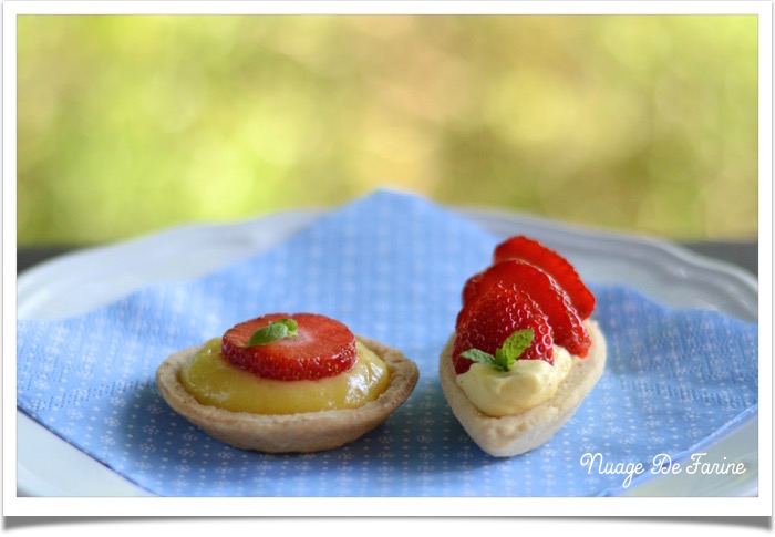 Tartelettes ou barquettes? aux fraises ou au citron?