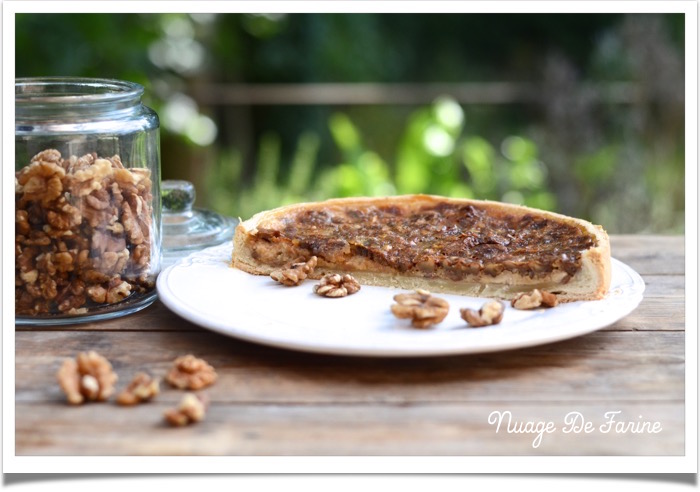 Tarte « gâteau » aux noix