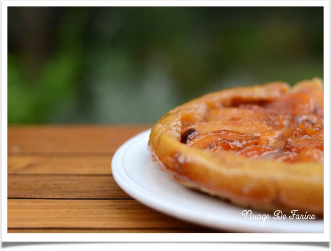 Tarte tatin ou renversée aux pêches