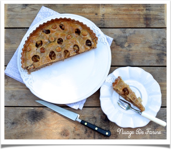 Tourte aux pommes au sirop d’érable