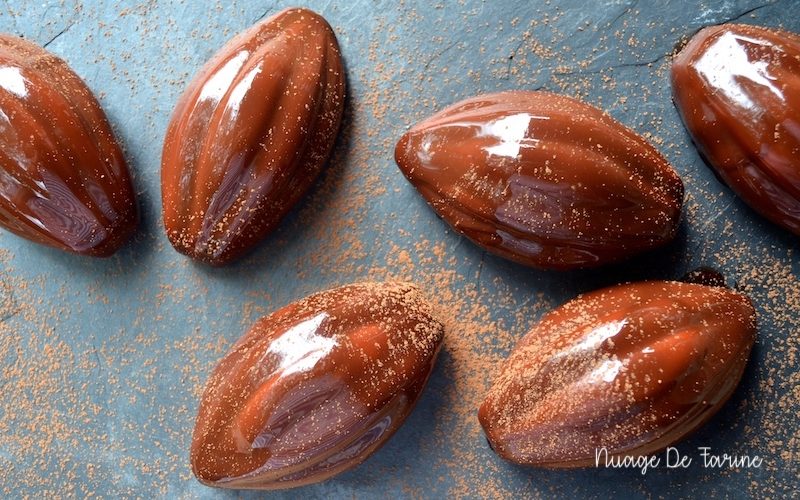 Cabosses à la mousse Ruby au coeur de framboise