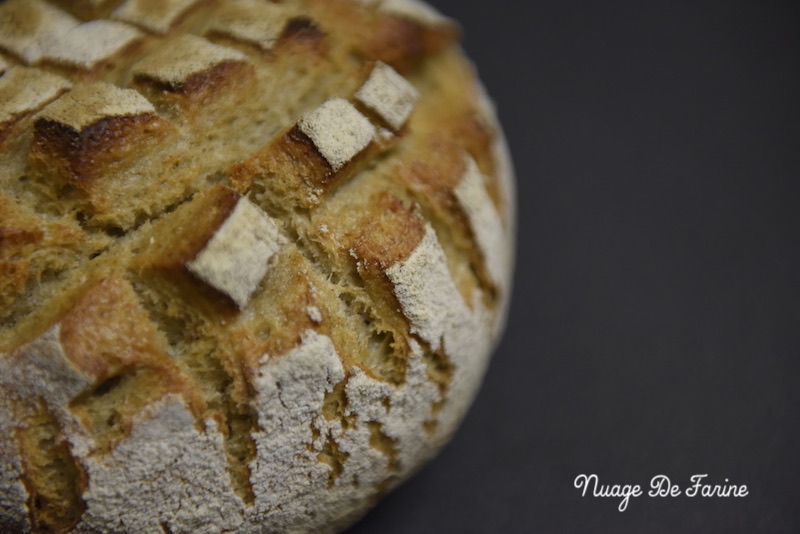 Pain au levain sans pétrissage