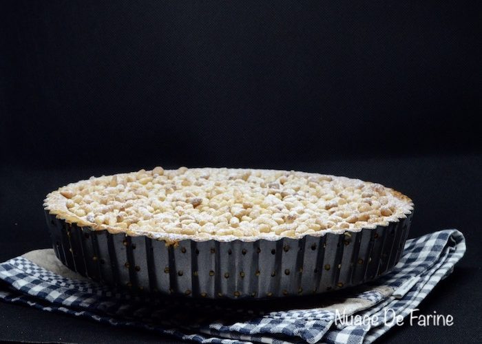 Torta della nonna – tarte à la crème et pignons de pin