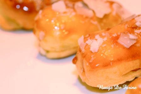 Petits choux  » Bananes au Canada »