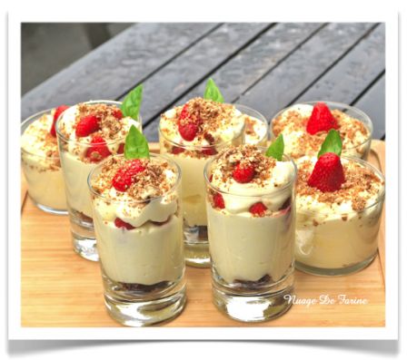 Tiramisu caramélisé aux fruits secs