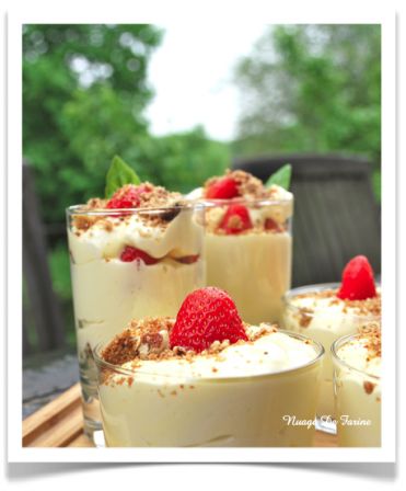 Tiramisu caramélisé aux fruits secs