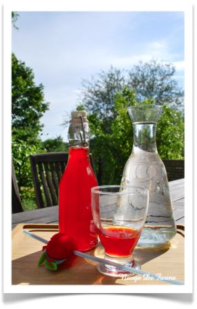 Sirop de fraises maison