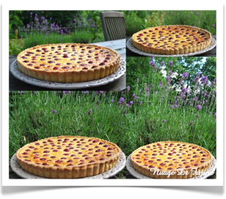 Tarte aux framboises et mascarpone