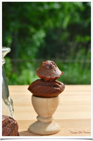 Madeleines au chocolat