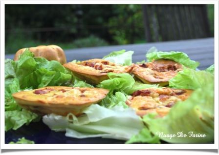 Petites quiches sans pâte