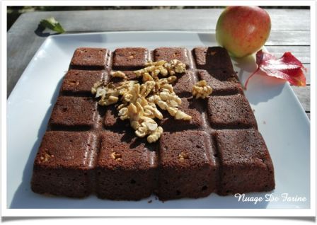 Brownie aux noix