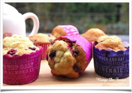 Muffins aux airelles