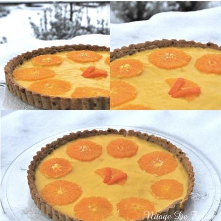 tarte à l'orange