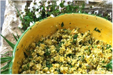 Taboulé de choux-fleur ou choux-fleur déguisé en taboulé?