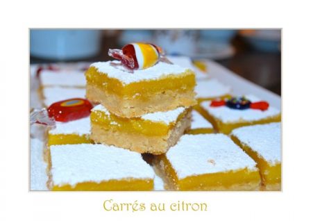 Carrés au citron