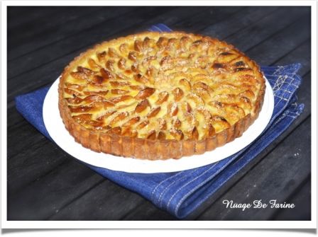 Tarte miellée aux abricots