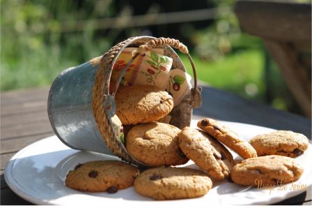 Cookies cacahuète chocolat