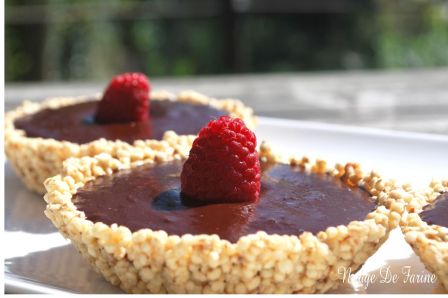 tartelettes chocolatées au qunioa