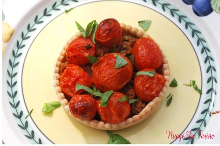 tartelettes aux tomates cerise