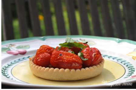 tartelettes aux tomates cerise