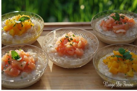 Riz au lait à la fleur d’oranger et aux agrumes