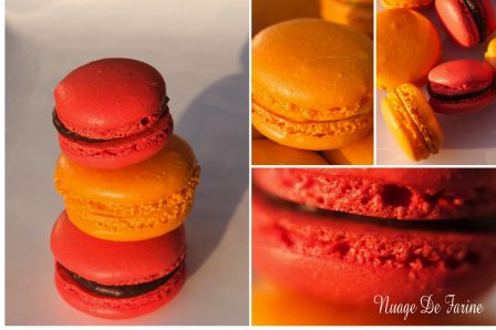 Macarons garnis, jolis, jolis, jolis…..