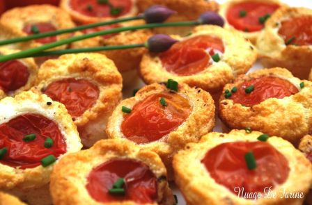 petites bouchées aux tomates cerise