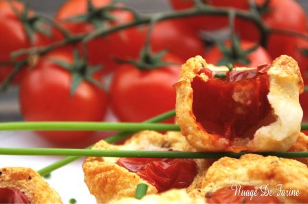 petites bouchées aux tomates cerise