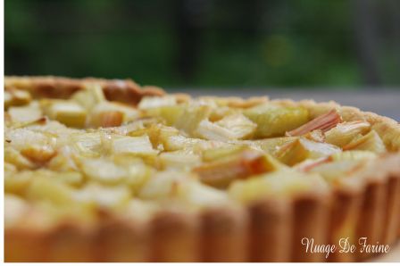 tarte à la rhubarbe