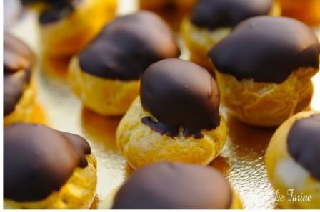 Petits choux au chocolat tout simplement….