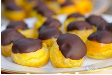 petits choux au chocolat