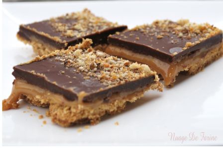 Petits carrés gourmands….Twix maison ou Shortbread Millionnaire, c’est comme vous voulez!