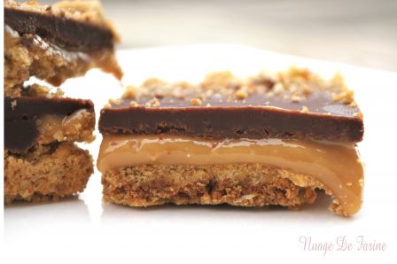 carrés caramel